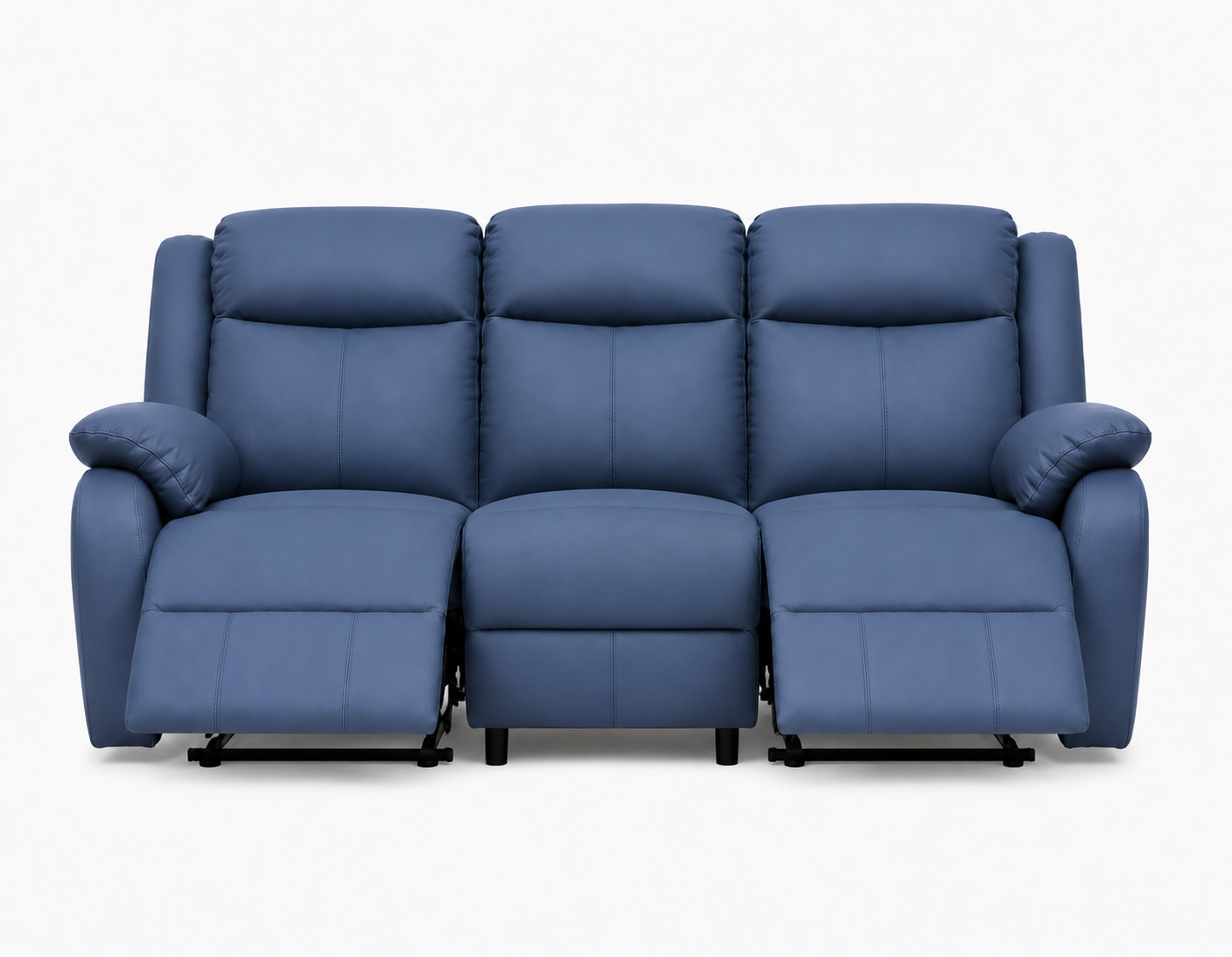 Fabric Triple Recliner view 2